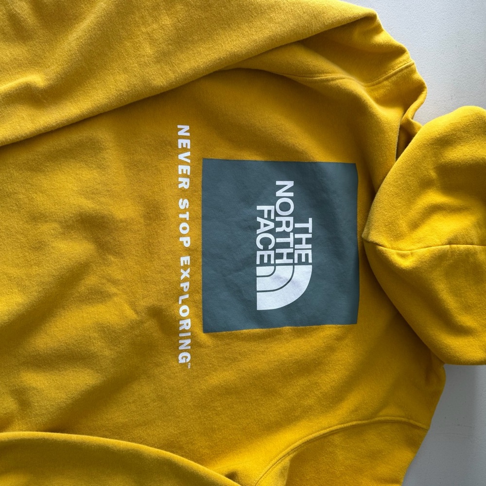 The North Face Mustard Yellow Pullover Hoodie - Picture 6 of 6